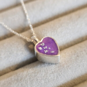 Self-Fill Heart necklace (Ashes, Hair or Flowers)