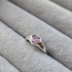 Heart Signet Ring (Ashes Or Hair)